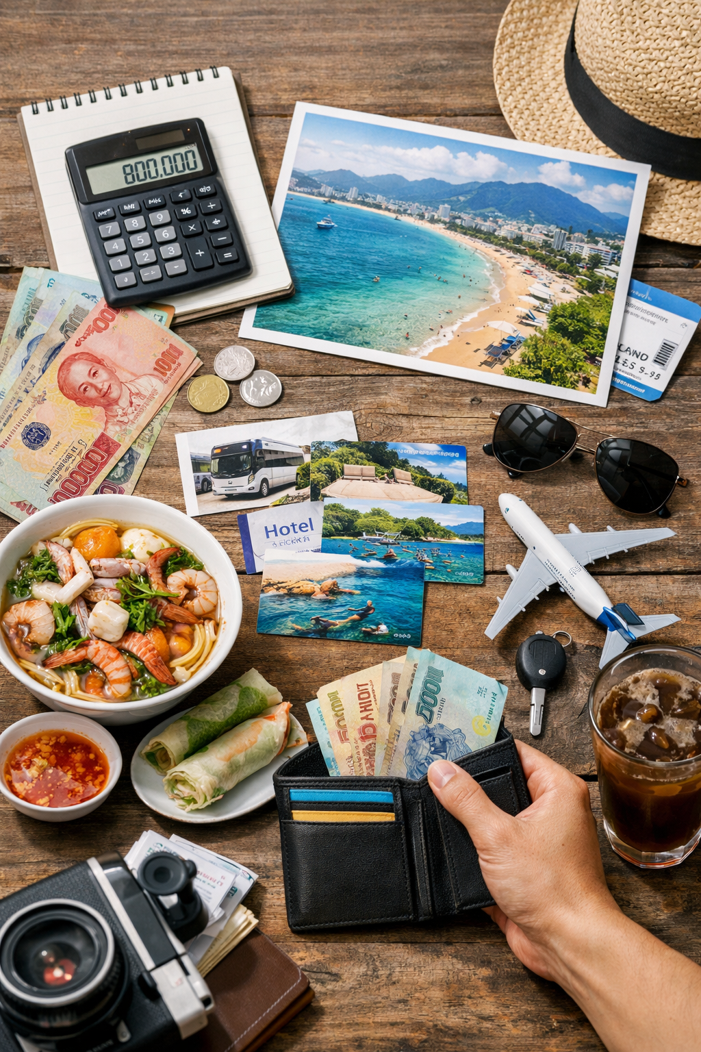du lịch nha trang 800k - Breakdown chi phí du lịch Nha Trang 800K chi tiết từng khoản