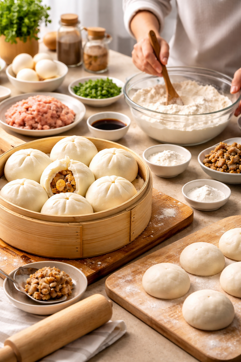 cách làm bánh bao tại nhà đơn giản - Cách làm bánh bao tại nhà đơn giản – Hướng dẫn chi tiết