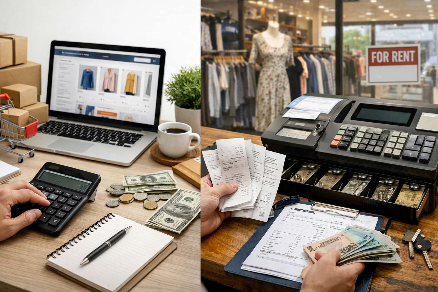 so sánh kinh doanh online và truyền thống - So sánh chi phí đầu tư và vận hành: Online có thực sự rẻ hơn?