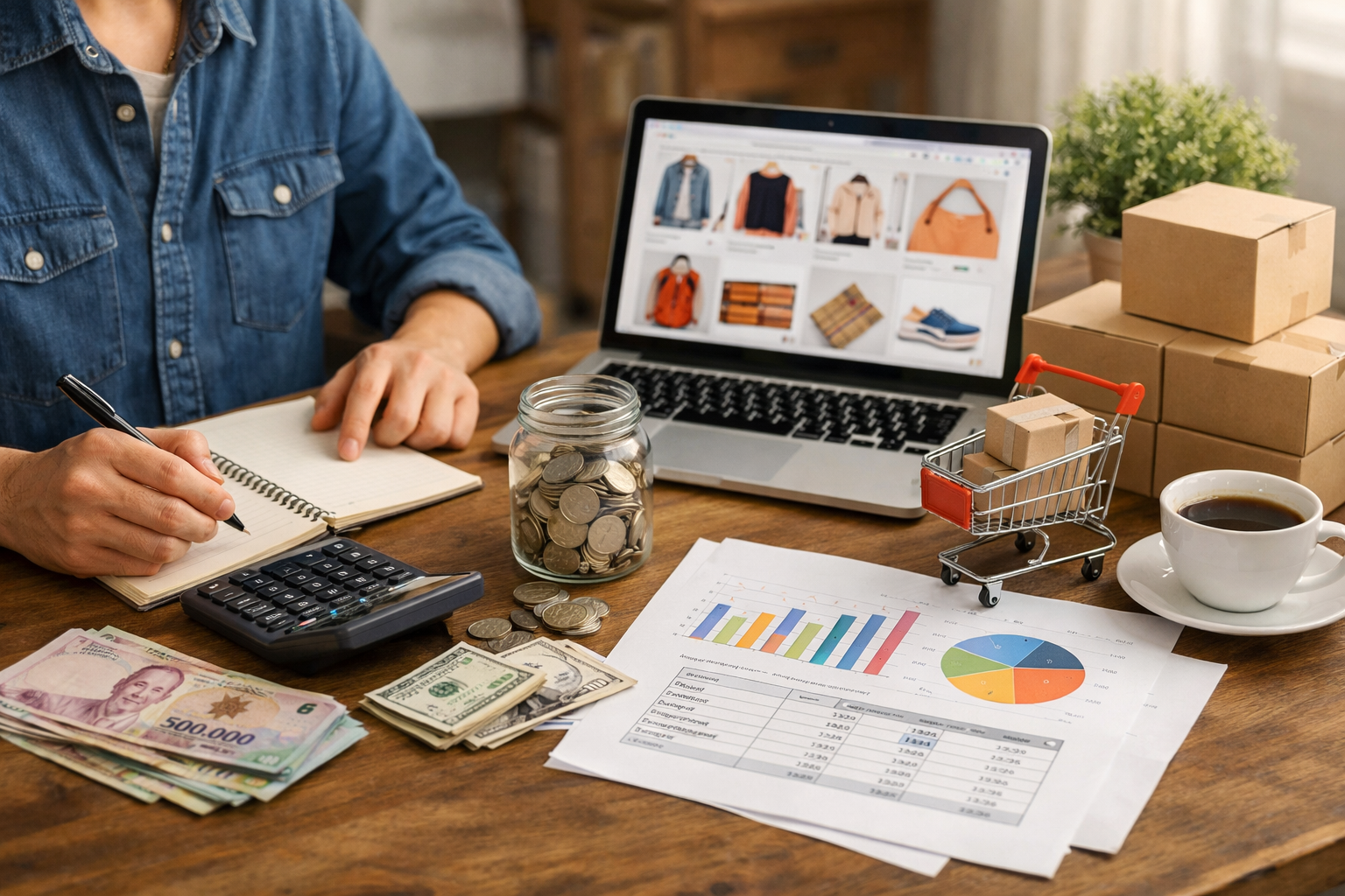 cách bắt đầu kinh doanh online tại nhà - Bước 2 – Chuẩn bị vốn và mô hình kinh doanh online phù hợp