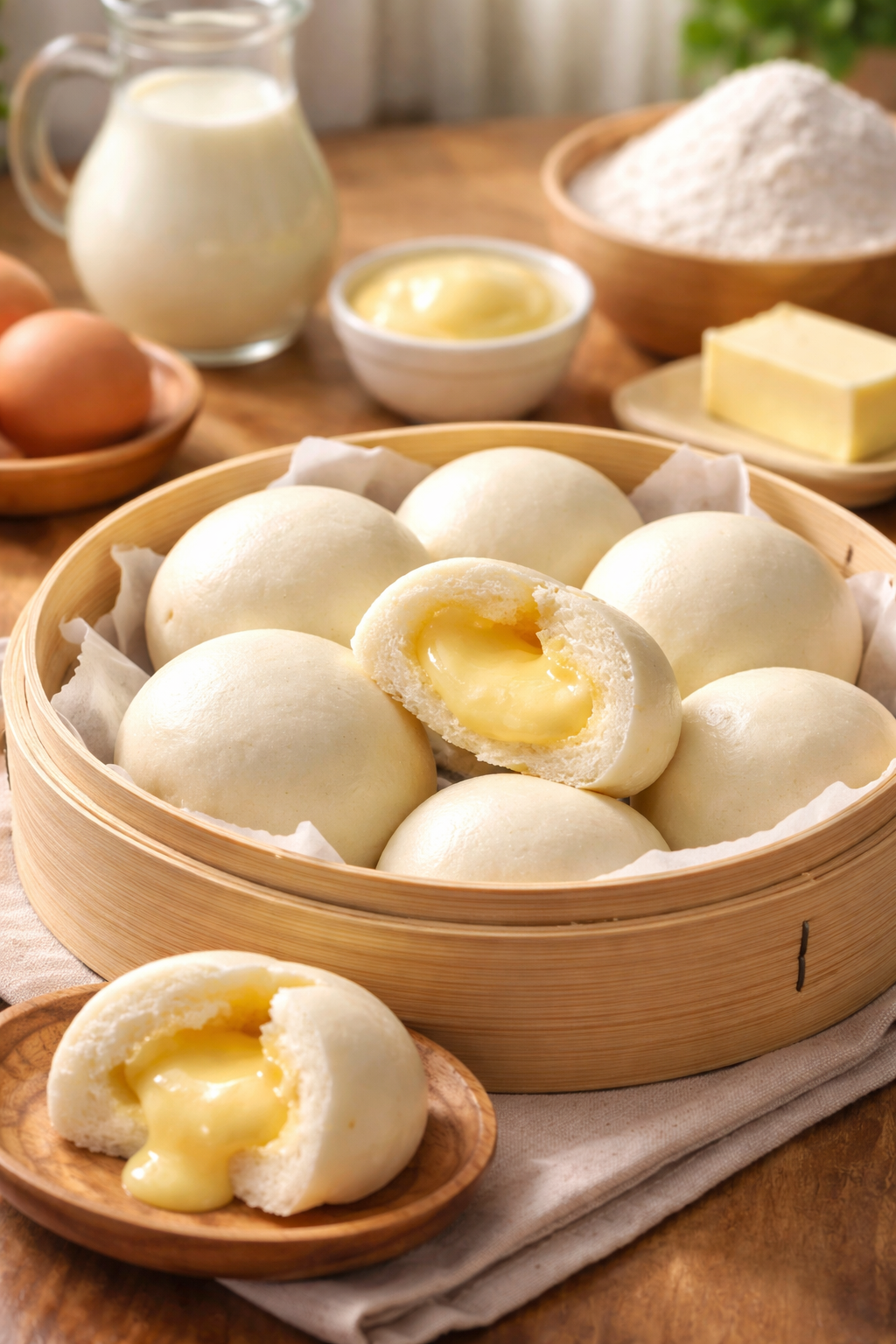 cách làm bánh bao nhân sữa - Giới thiệu về bánh bao nhân sữa