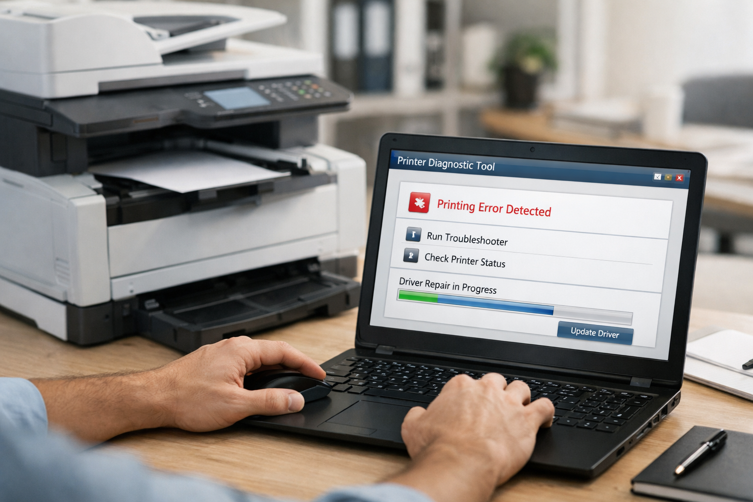 cách khắc phục lỗi máy photocopy không in - H2: Sử Dụng Phần Mềm Để Khắc Phục Lỗi Máy Photocopy Không In