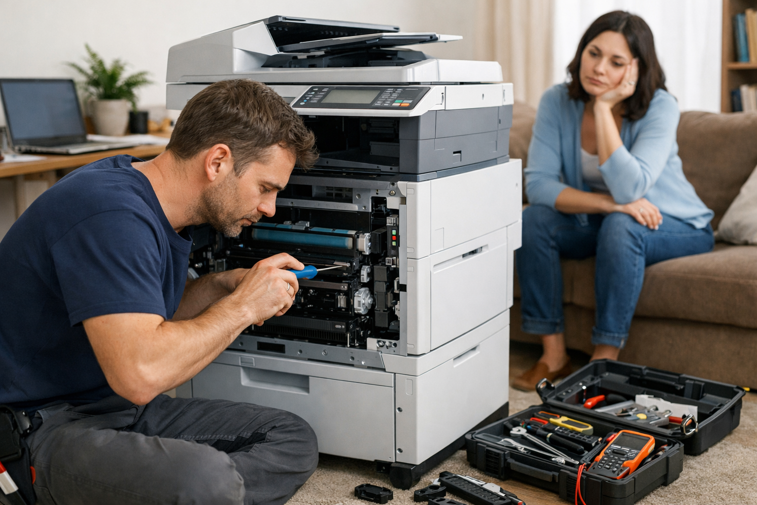 giá sửa máy photocopy tại nhà hiện nay - Lợi ích và hạn chế của việc sửa máy photocopy tại nhà