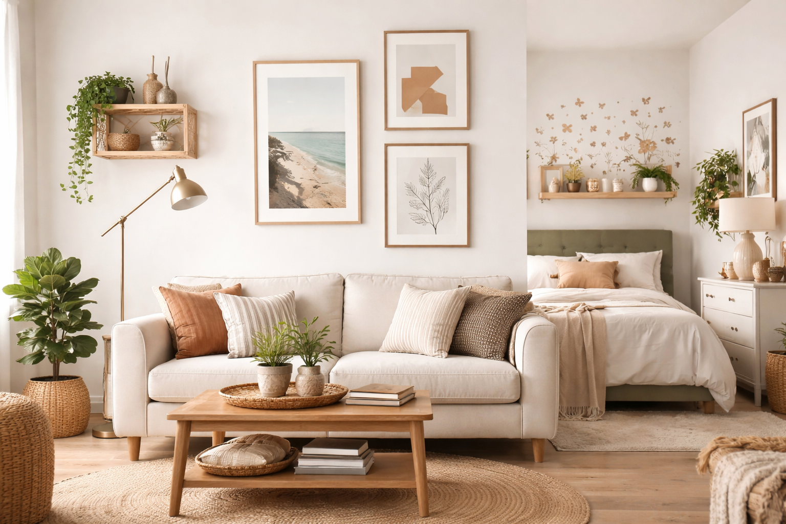 Rental-friendly wall decor ideas without drilling - Stylish rental-friendly decor ideas by room