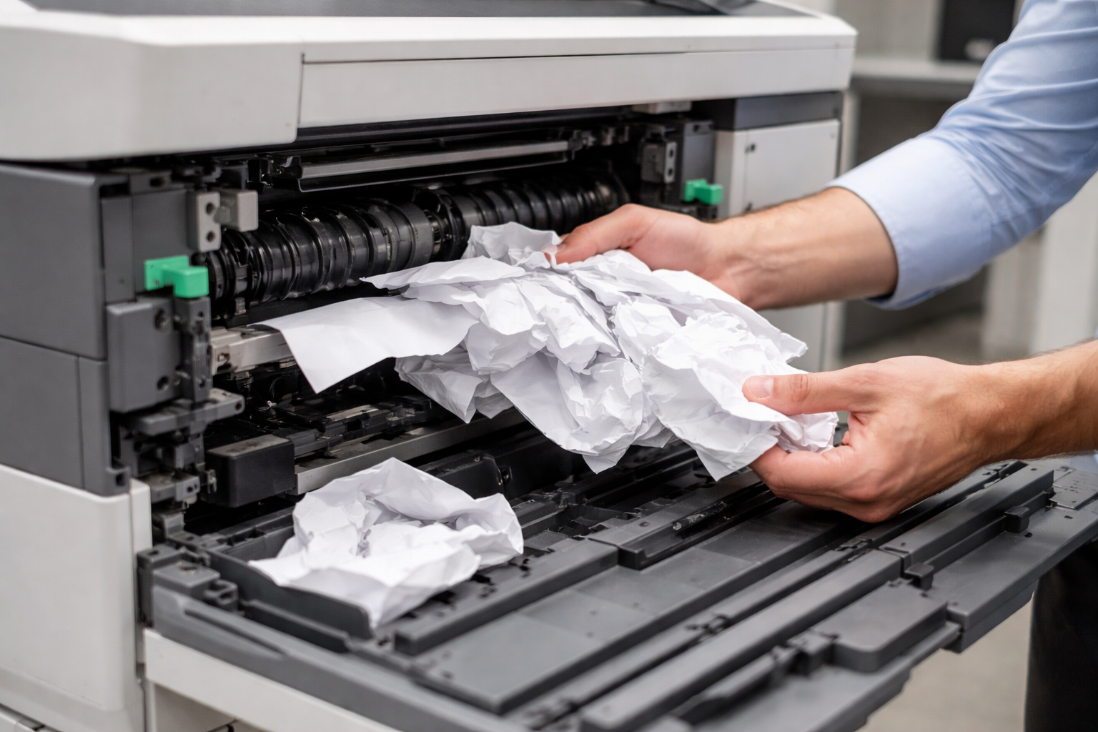 hướng dẫn sửa máy photocopy bị kẹt giấy - Tại Sao Máy Photocopy Lại Bị Kẹt Giấy?
