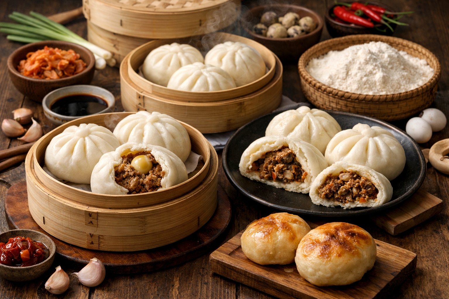 cách làm bánh bao tại nhà đơn giản - Tổng quan về bánh bao – Món ăn nổi tiếng và hấp dẫn