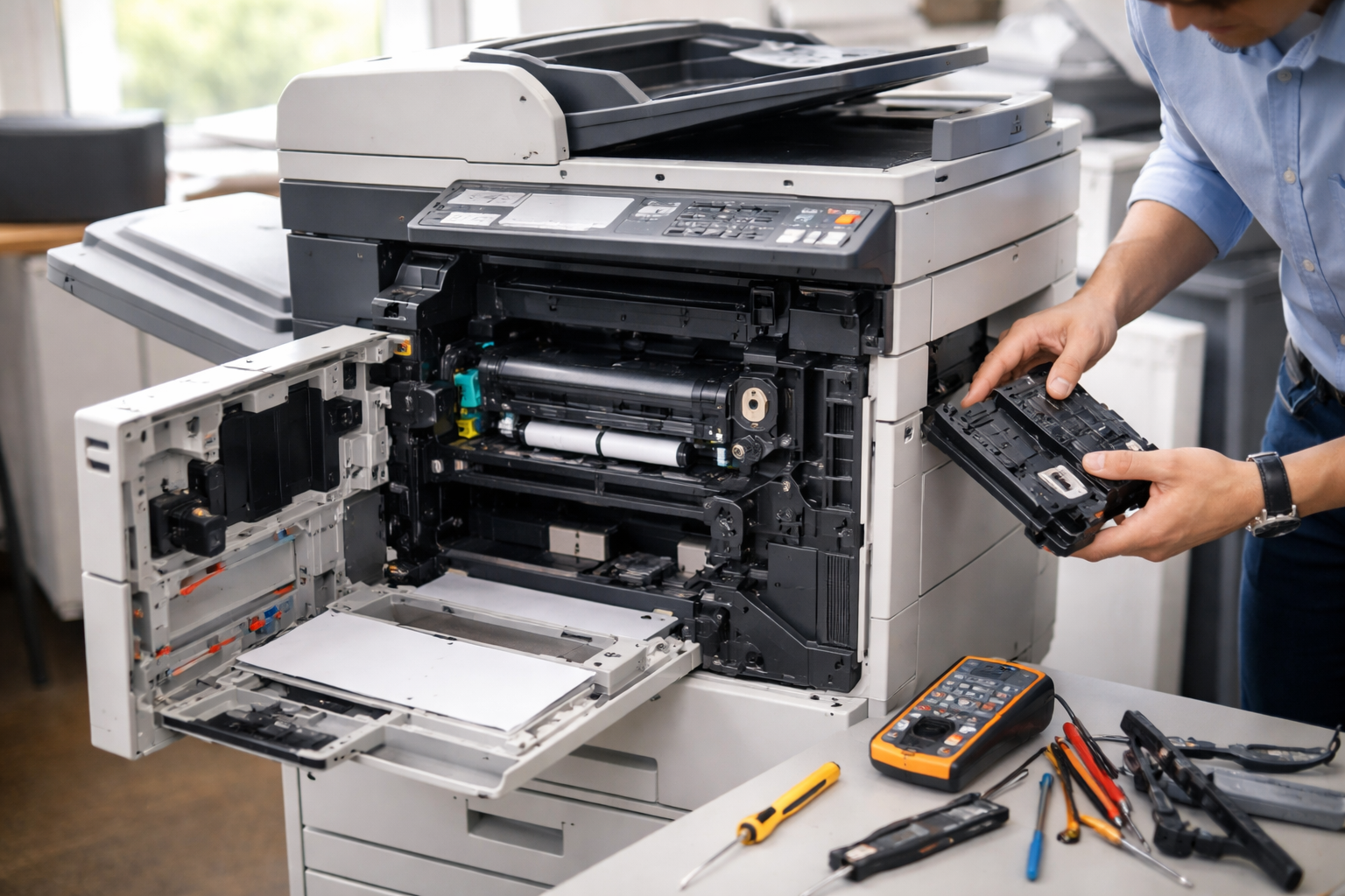 mẹo sửa máy photocopy tại nhà hiệu quả - Tổng quan về máy photocopy và các lỗi thường gặp