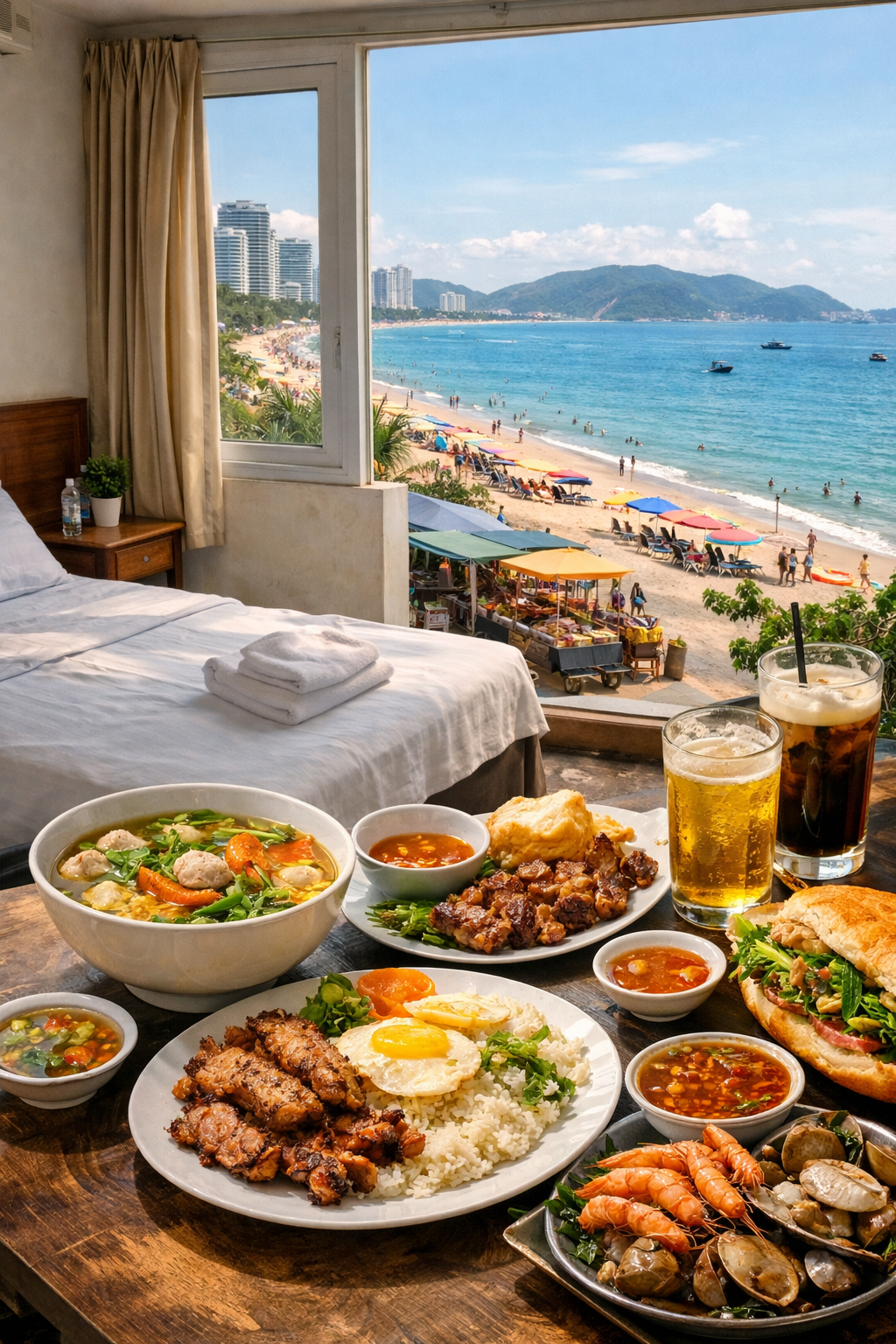 du lịch nha trang 800k - Ở đâu và ăn gì tại Nha Trang khi chỉ có 800K?